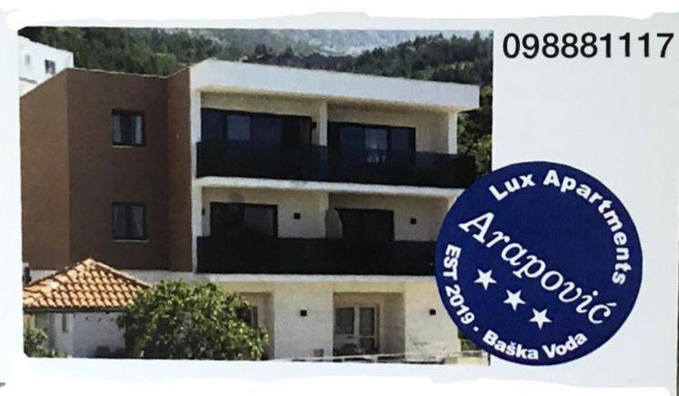 Apartmani Arapovic Baška Voda المظهر الخارجي الصورة